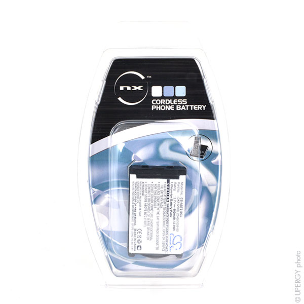 Blister(s) x 1 Batterie téléphone fixe 3.7V 800mAh