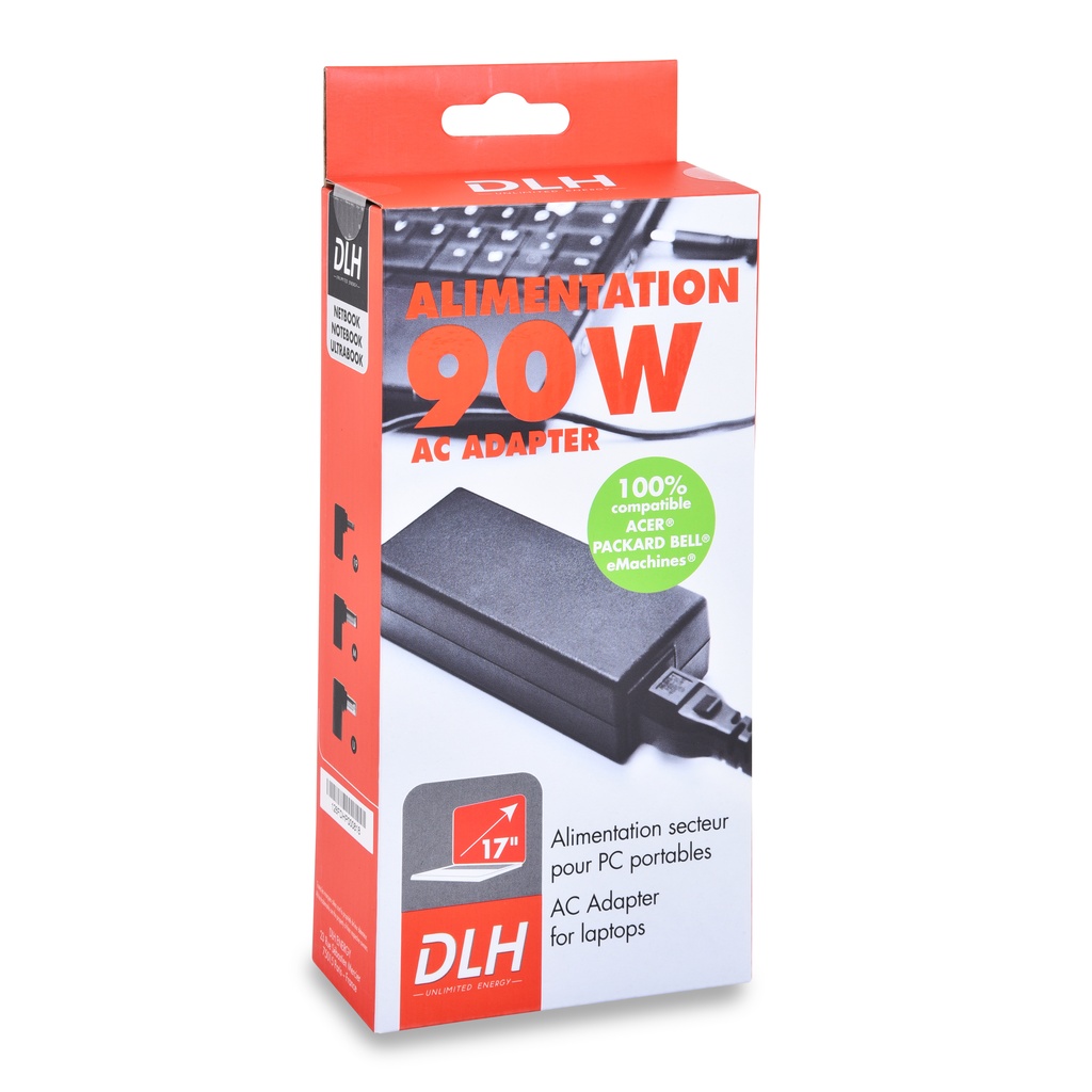 Unité(s) Alimentation universelle ordinateur portable multi-marques 19V 90W