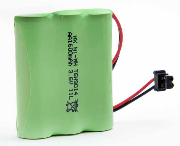 Blister(s) x 1 Batterie téléphone fixe 3*AA 3.6V 1600mAh Conn