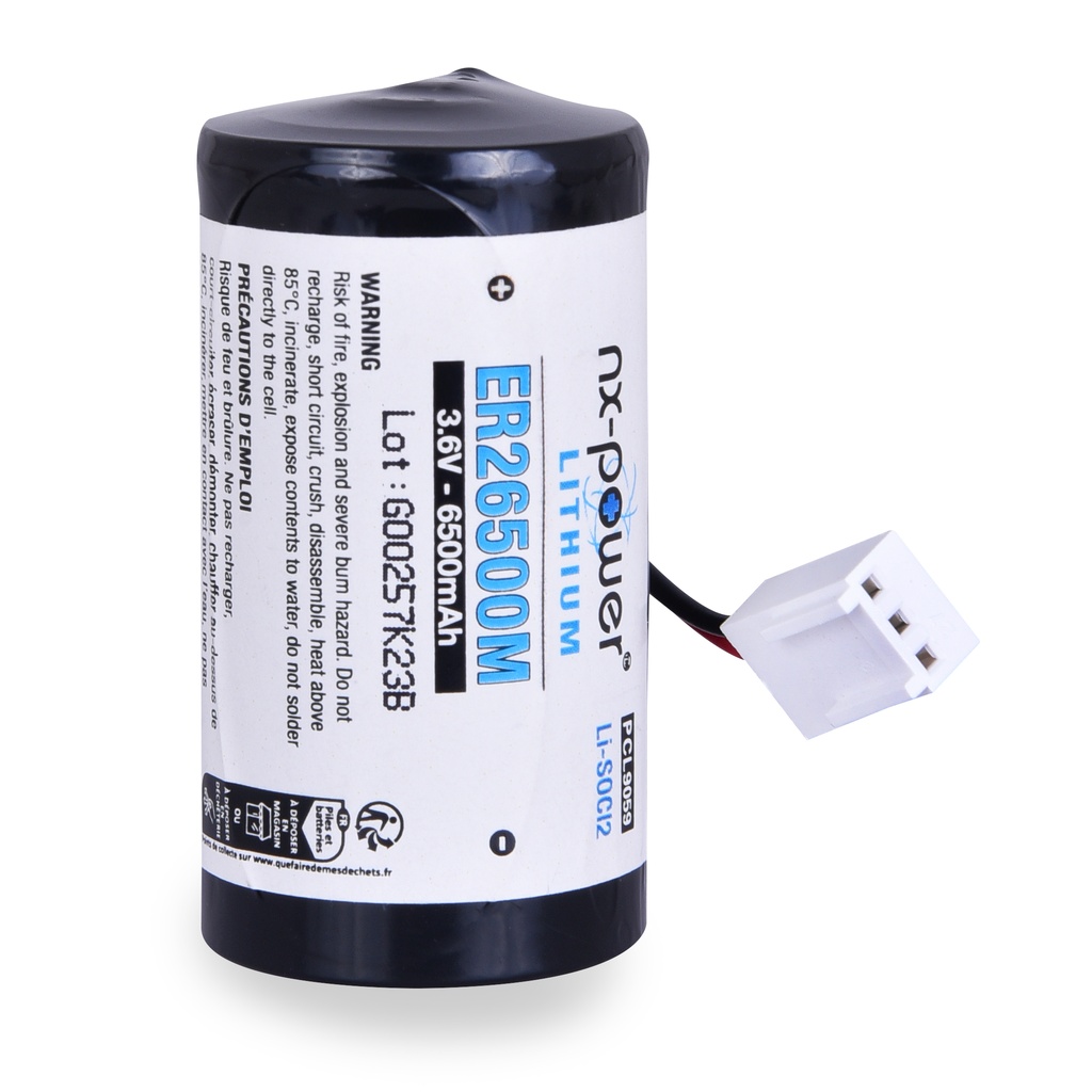 Pile(s) Batterie systeme alarme BATLI01 NX 3.6V 6.5Ah Molex