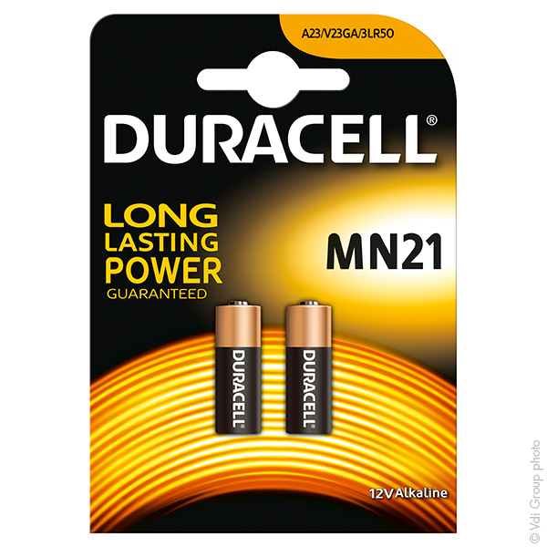 Blister(s) x 2 Pile alcaline blister x2 Duracell 23A - MN21 12V 55mAh