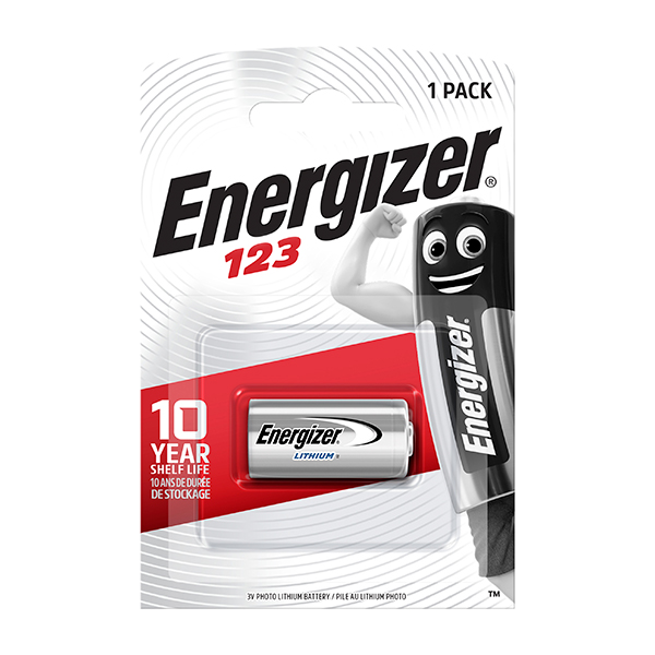 Pile(s) Pile lithium blister ENERGIZER123 3V 1500mAh