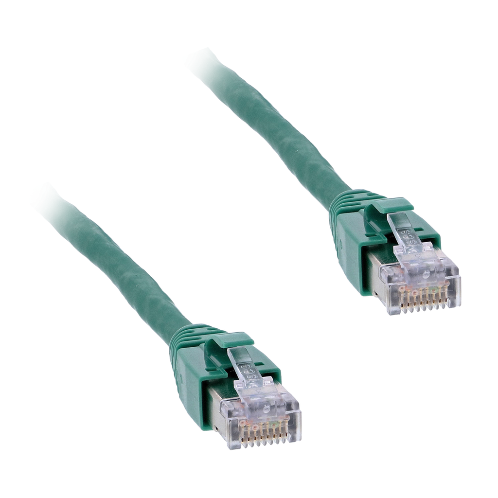 CABLE DE RACCORDEMENT, CA T.7, VERT, 10,0