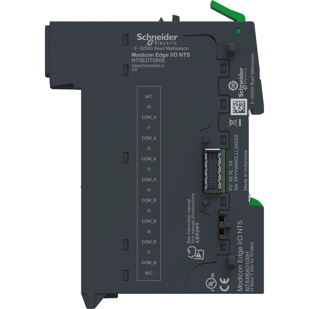 Edge I/O NTS Module+Base Entrées TOR 8 voies Horodatées