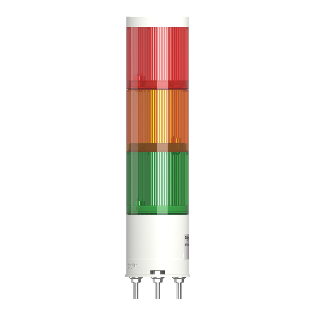 Harmony XVGK - Colonne monolithique - fixe R/O/V - 110VAC - embase 3 broches