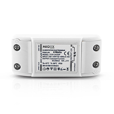 ALIM  LED  DC 350mA 6W 10-21V
