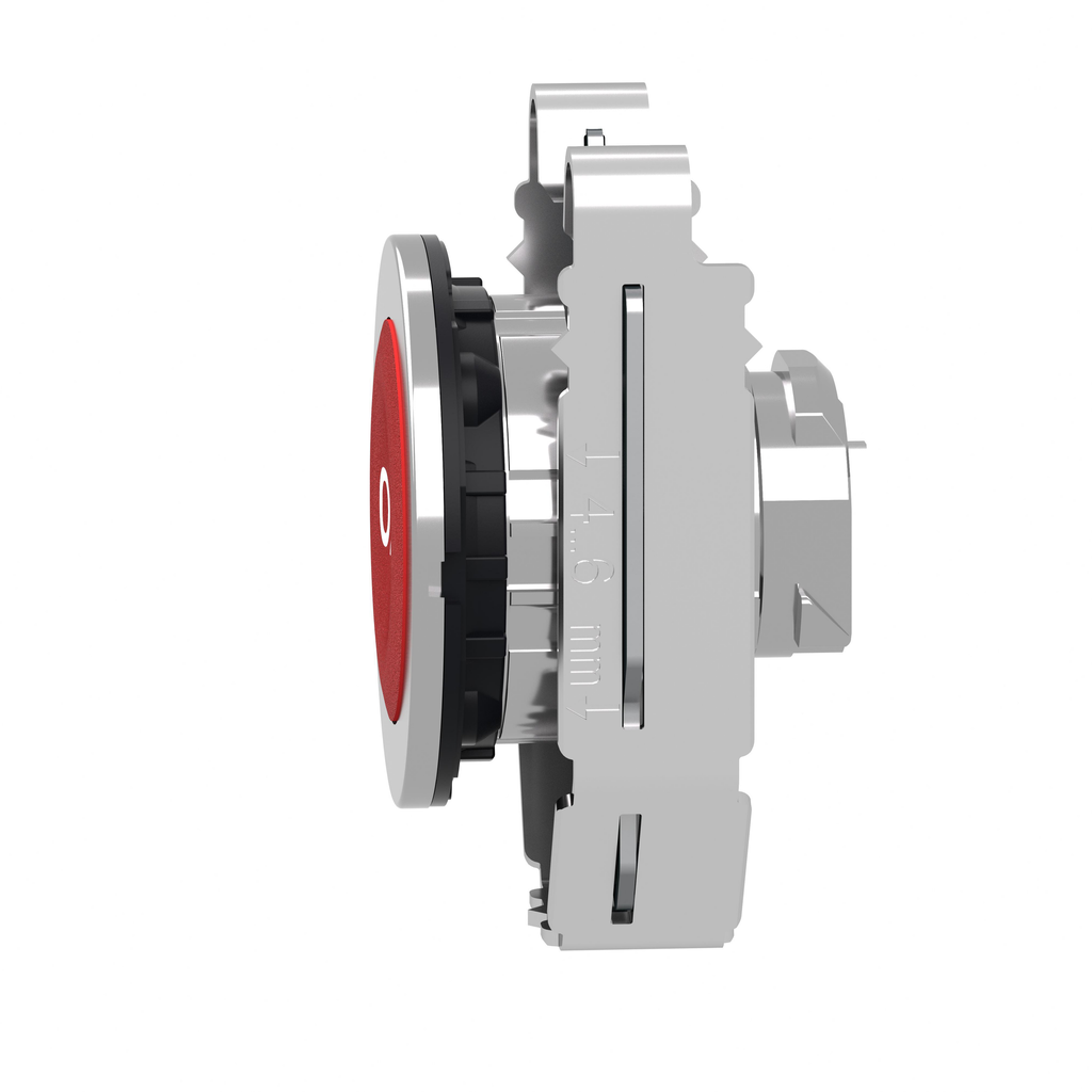 Harmony XB4 - tête bouton poussoir à impulsion - flush - marqué - rouge