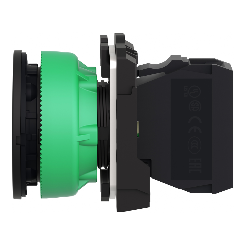 Harmony XB5 - voyant lumineux DEL - flush - vert - 120V - vis étrier