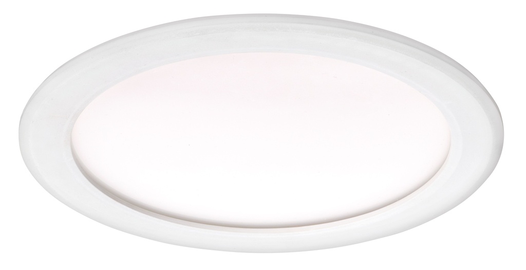FLAT-ISO-Downlight IP5x/65 recouvr., 20W 2300lm 2700/3000/4000K (3-CCT), blanc