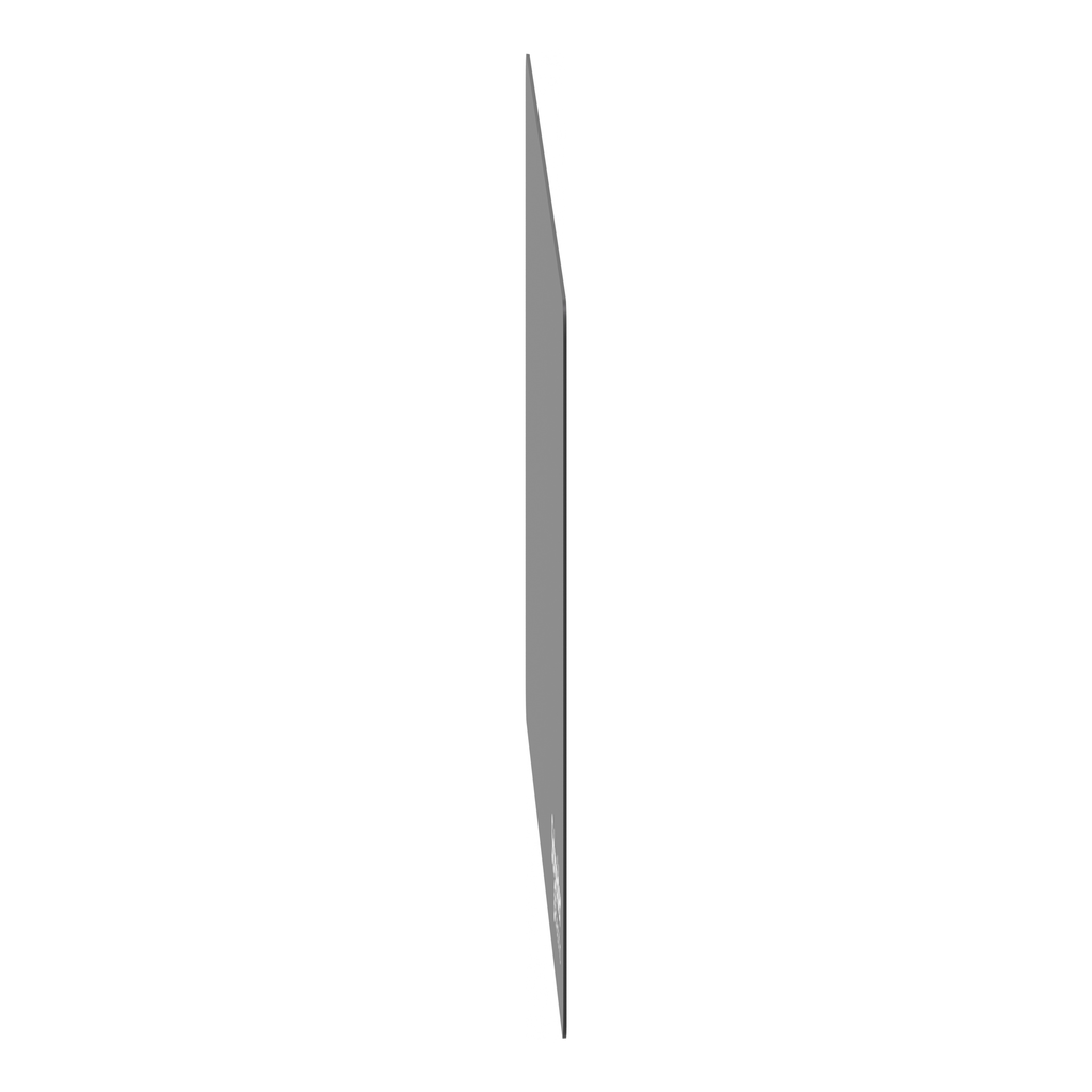 Harmony - plastron vierge - 200X100 MM - plastique noir
