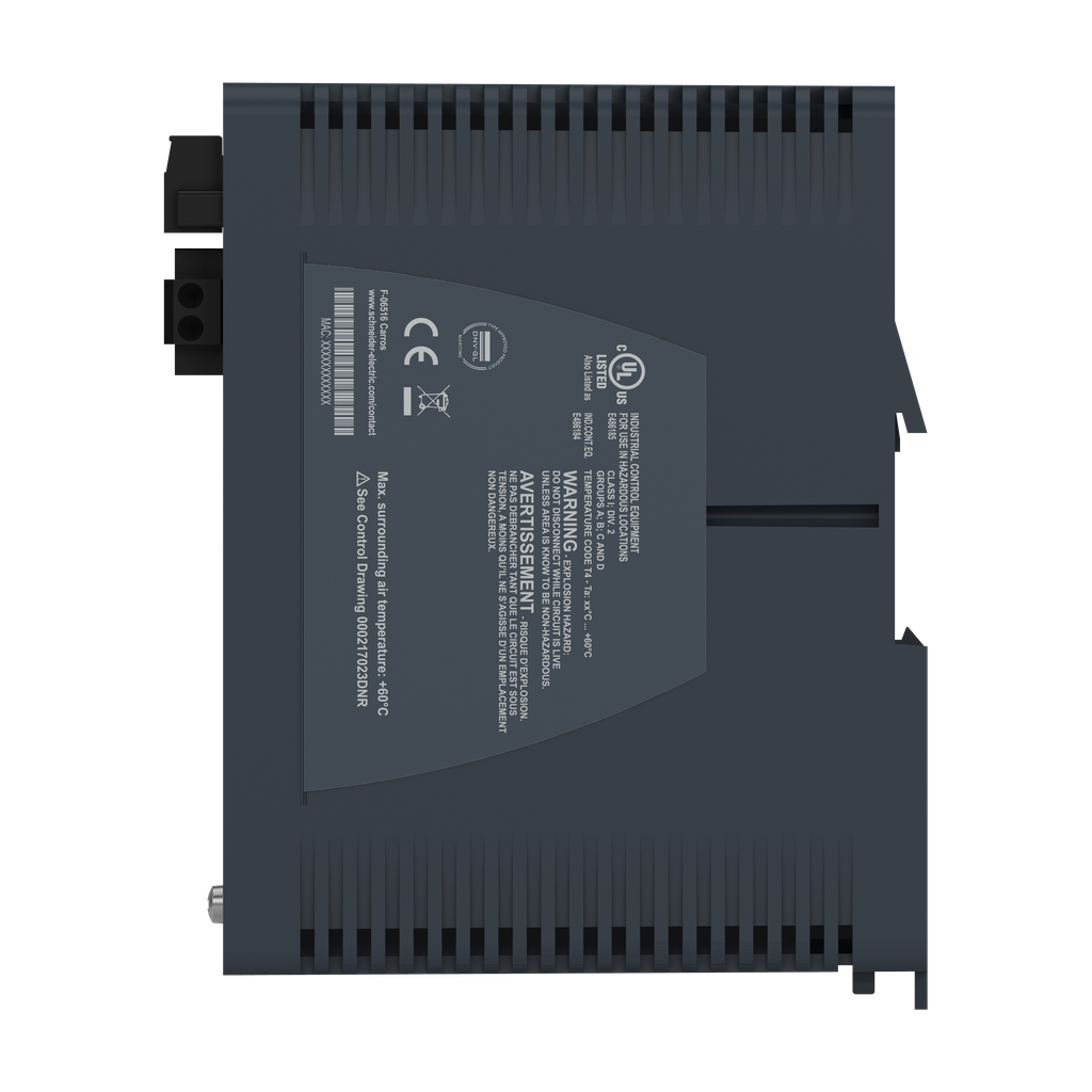 Modicon Switch administré - 8 ports cuivre & 1 port fibre multimode