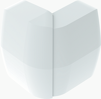 Angle extérieur ATR AE5422 blc/49x49x61,2/ASA