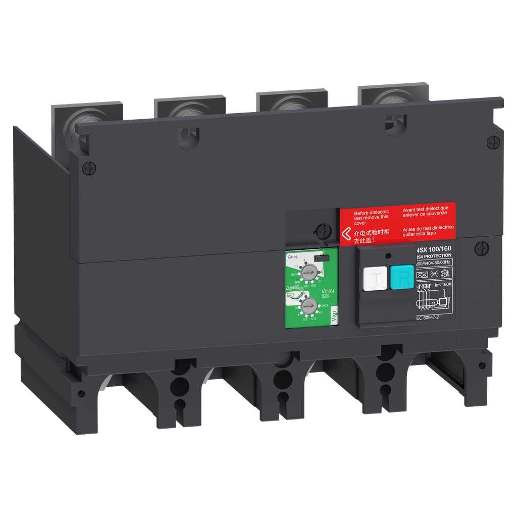 ComPacT VigiPacT NSX - bloc vigi - 4P - seuil 0,03 à 30A - 200/440Vca pr NSX160