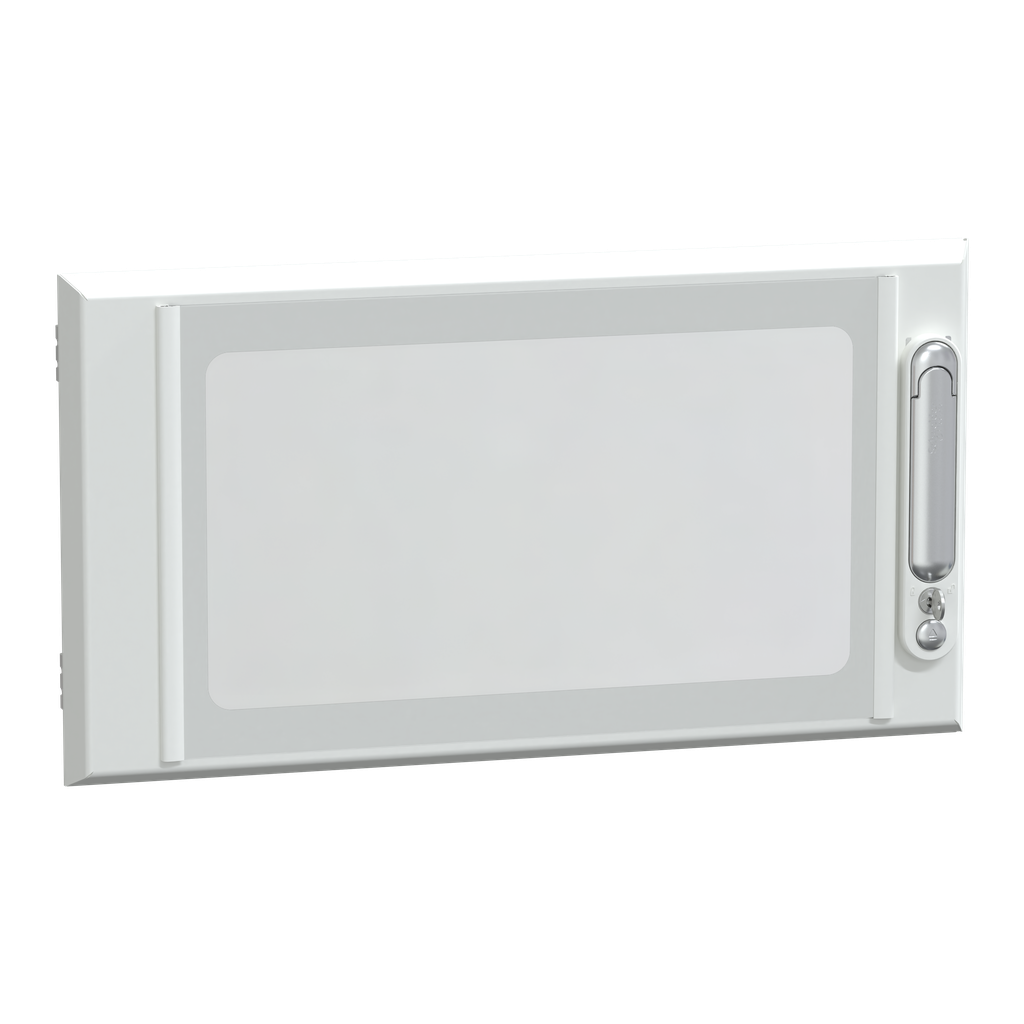 PrismaSeT G - Porte transparente - Coffret ou extension 6M - RAL9003