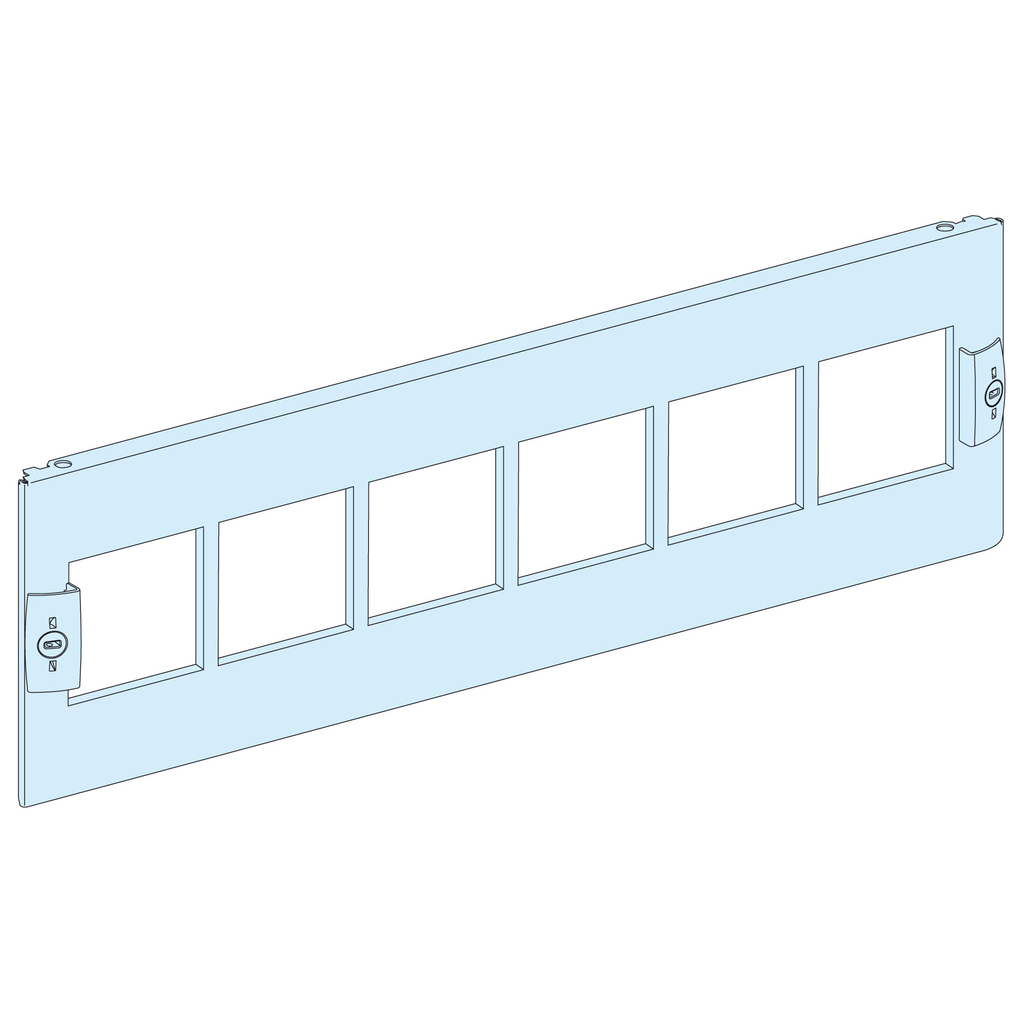 PrismaSeT G - Plastron mesure - 3M - L600 - 6 appareils 72 x 72 mm