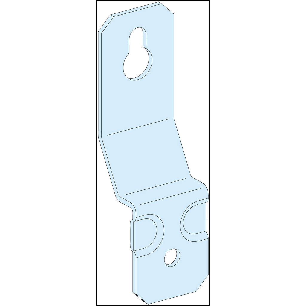 PrismaSeT G - pattes de fixation murale pour coffret - lot de 4