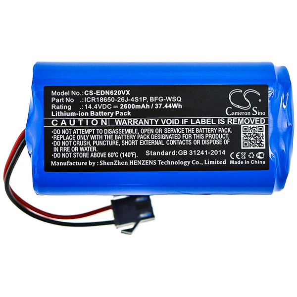 Batterie(s) Batterie aspirateur 14.4V 2600mAh