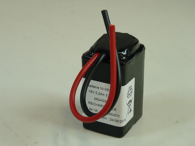 Batterie(s) Batterie Nimh 2x NX Ready  2S1P ST1 18V 0.2Ah F100