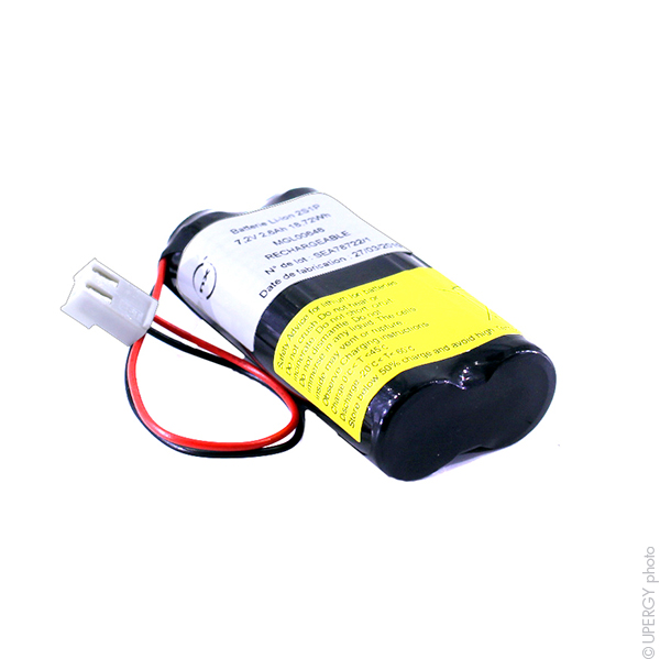 Pack(s) Batterie Li-Ion 2x 18650 2S1P ST1 7.2V 3.35Ah JST