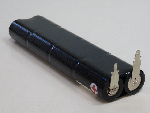 Pack(s) Batterie eclairage secours 8x SC 8S1P ST5 9.6V 1600mAh Cosse