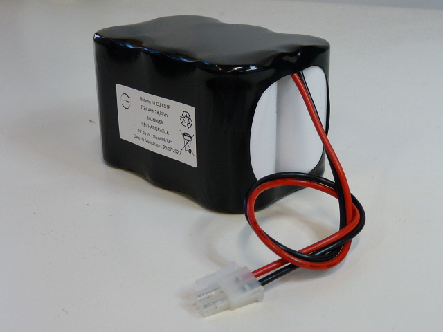 Pack(s) Batterie Nicd 6x D 6S1P ST2 7.2V 4Ah Molex