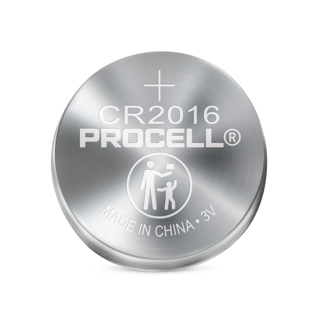 Blister(s) x 5 Pile bouton lithium blister CR2016 PROCELL 3V 85mAh