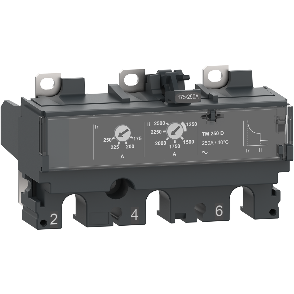 ComPacT NSX - Déclencheur magnéto-thermique - TM-D 160A - 3P3D pour NSX250