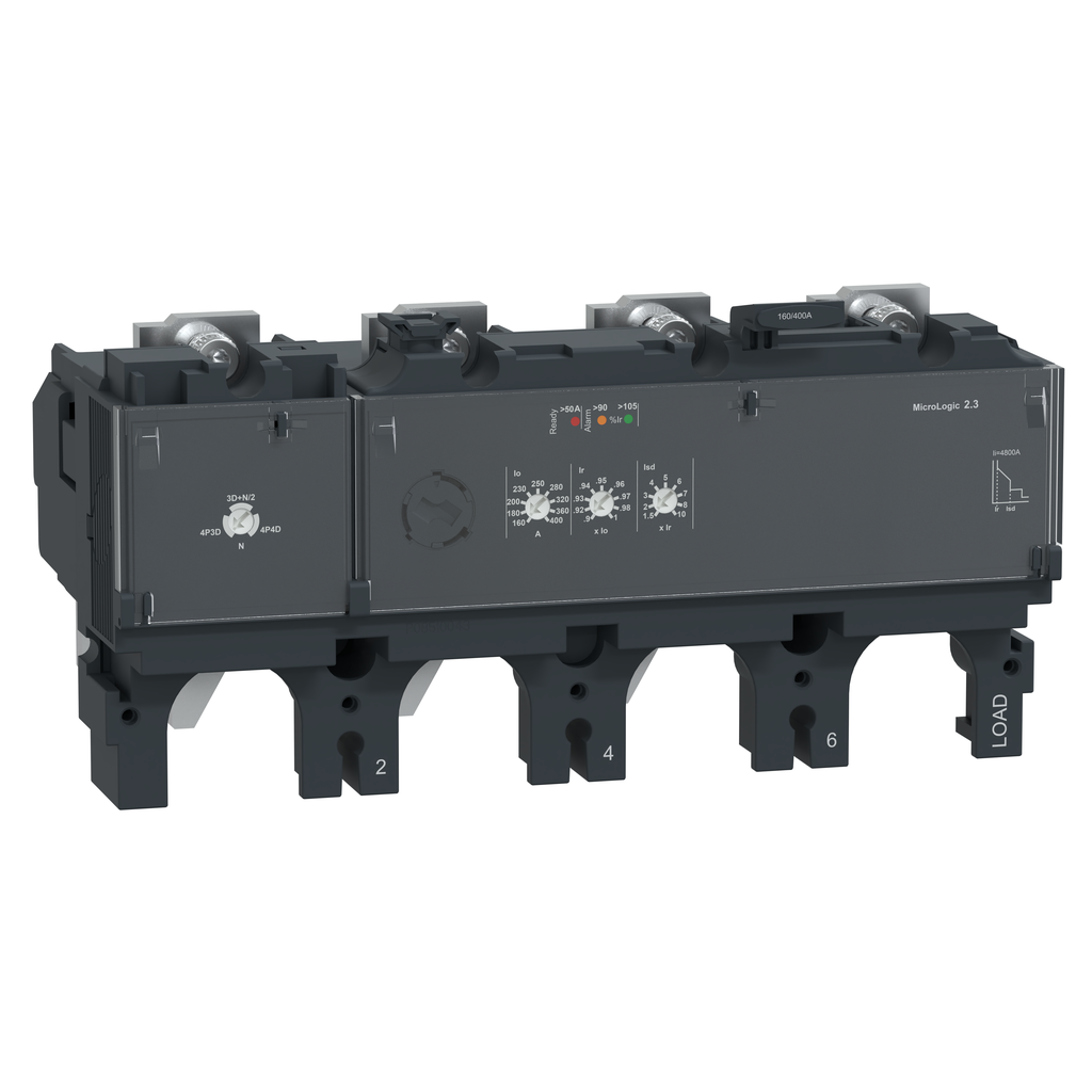 ComPacT NSX - Déclencheur MicroLogic 2.3 630A - 4P4D pour NSX630