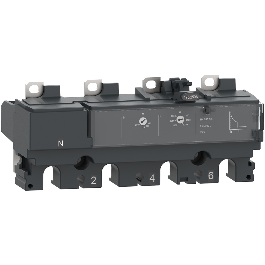 ComPacT NSX - Déclencheur magnéto-thermique TM-DC 250A - 4P4D pour NSX250DC