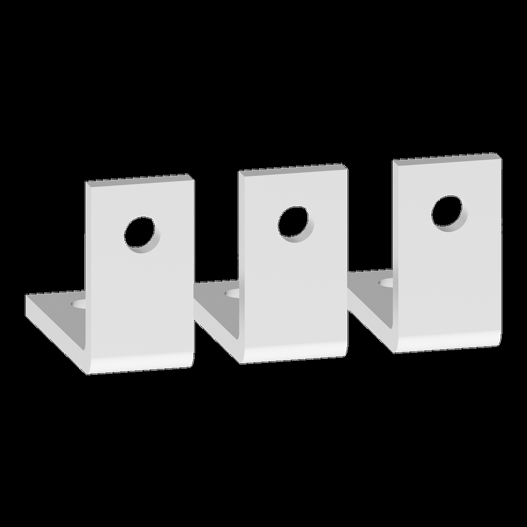 Rallonges de bornes latérales à angle droit pour TeSys G265-500 3 pôles