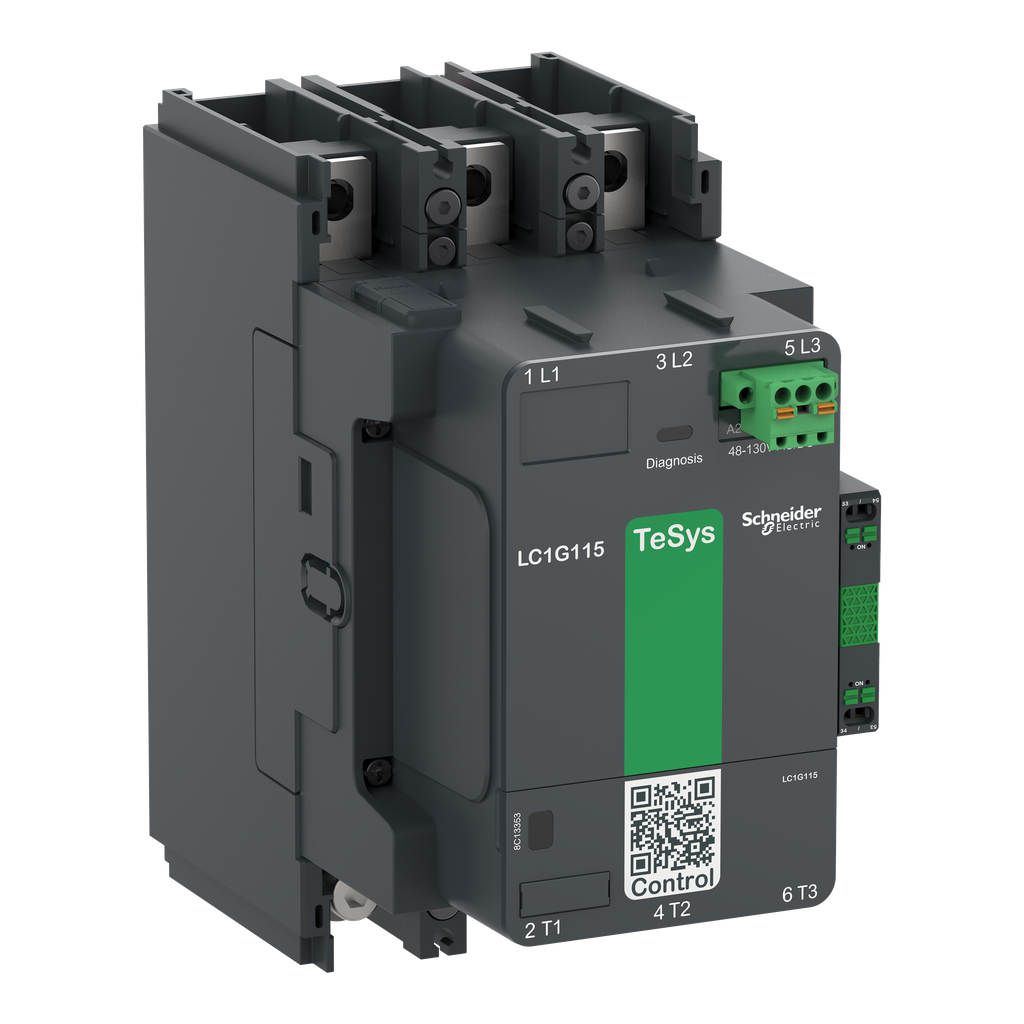 Contacteur TeSys LC1G 225A 440V 3P AC3 Standard 100-250V AC-DC bobine