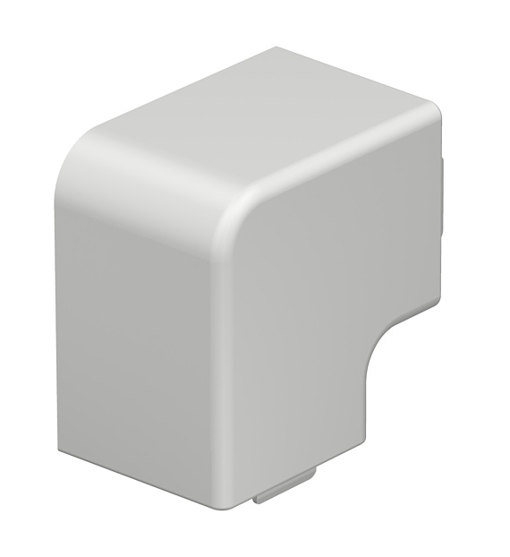 Angle plat 40x40mm Chlorure de polyvinyle blanc pur RAL 9010