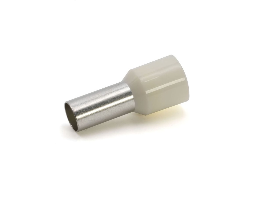 Embout de câblage 16 mm² simple longueur 12 mm blanc