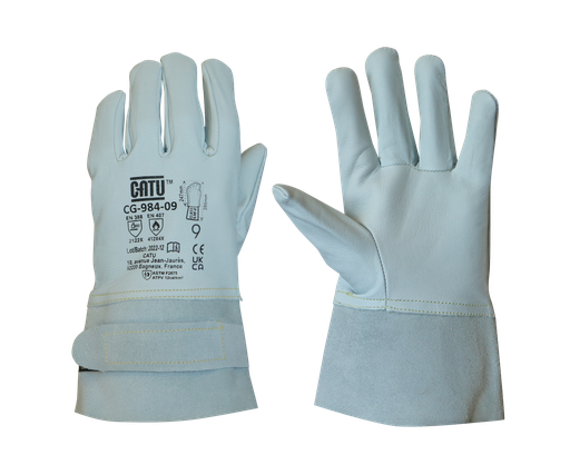 [CATCG-984-11] Surgants en cuir pour gants isolants courts, domaine BT taille 11