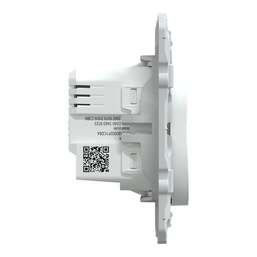 [SCHS320530W] Wiser Ovalis - bouton poussoir - 10A - zigbee - Blanc