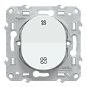 [SCHS320236] Ovalis - poussoir VMC - sans arrêt - Blanc