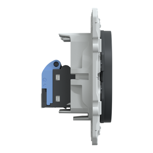[SCHS340477] Ovalis - prise RJ45 cat.6a STP - grade 3 (multimédia +) - Anthracite