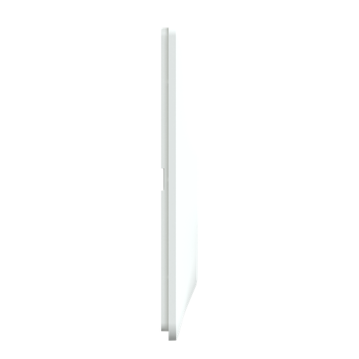 [SCHS320708] Ovalis - Plaque de finition - 4 postes Horizontal - entraxe 71 mm - Blanc