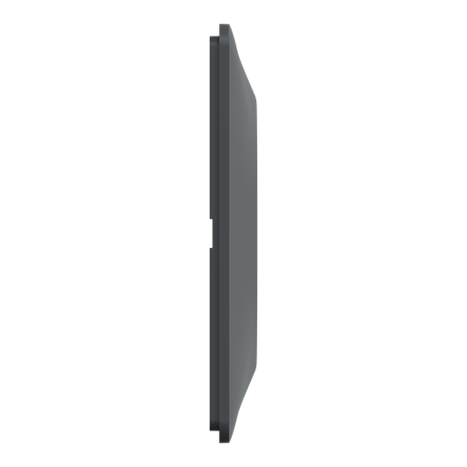 [SCHS340708] Ovalis - Plaque de finition - 4 postes Horizontal - entraxe 71 mm - Anthracite
