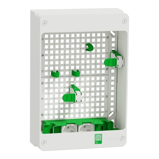 [SCHR9H13402VDIBOX] Resi9 Coffret VDI Box 13M2R - coffret support box operateur avec 2 prises