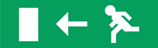 [LUMLUM10404] Pictogramme - Compatible boitier AA - Flèche vers la gauche