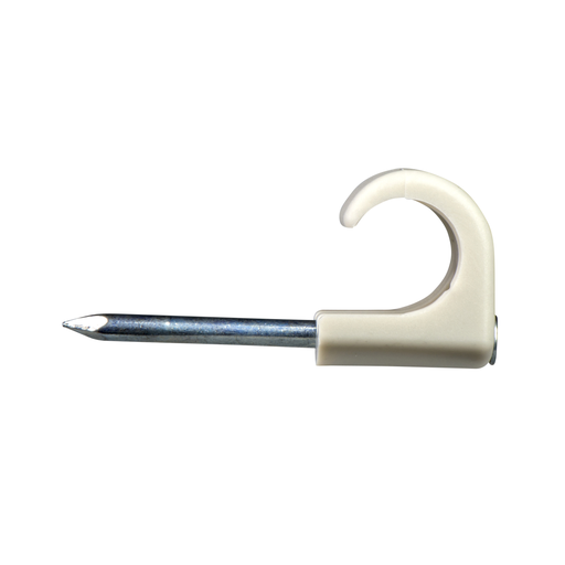 [SCH2041218] Mureva Fix - Clip à clou - pour câble Ø8-12mm - clou Ø2-L30mm - gris