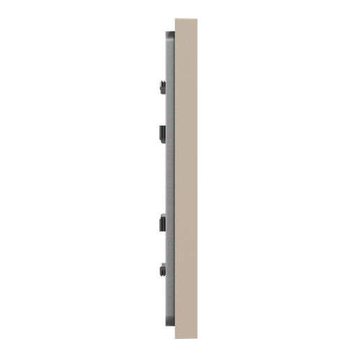 [SCHNU600226] Unica Déco Essentielle - Plaque de finition - Taupe  - 1 poste