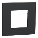 [SCHNU600254] Unica Déco Essentielle - Plaque de finition - Anthracite  - 1 poste