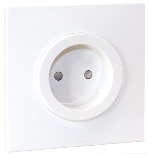 [EUR91180001] SQUARE - PC 2P + plaque + griffes - BLC