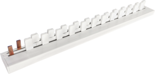 [EUR19069] Peigne horizontal 1P+N 13moØpour connexion rangée disj avec IØH/H 25-40A