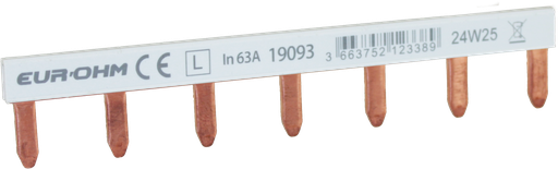 [EUR19093] Peigne horizontal 1P 63A  7 dents