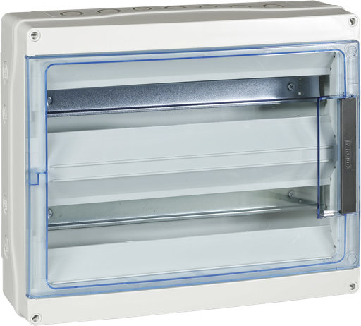 [EUR19117] Coffret 36 2X18 modules IP65 entrées par opercules défoncables