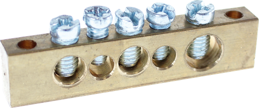 [EUR19140] Barrette laiton 5 trous