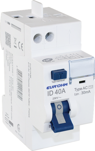 [EUR23440] ID 2x40A 30mA Type AC H/H